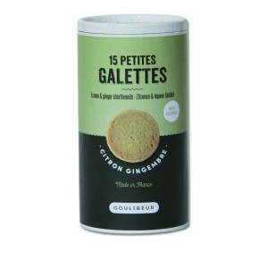 Tube 150 g 15 galettes Goulibeur citron-gingembre