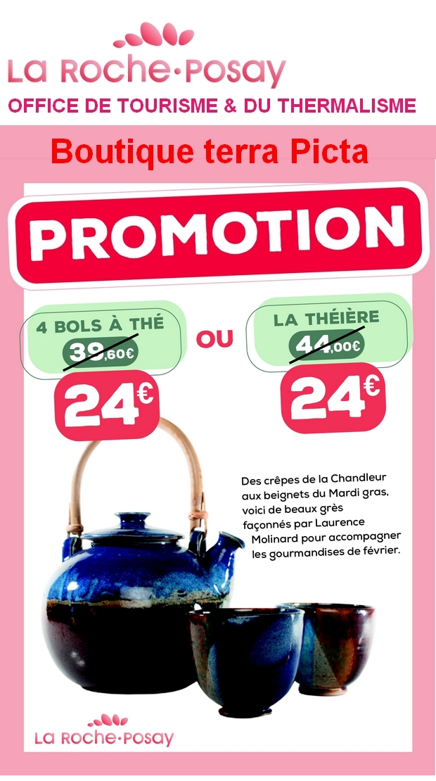 affiche promo février boutique OT La Roche Posay