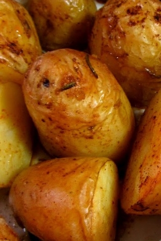 Pommes de terre cuites au diable charentais